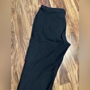 Men’s Lululemon ABC Classic-Fit Pants Warpstreme Black Size 36x30